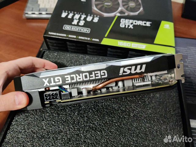 MSI GTX 1660 Super 6gb (полный комплект)