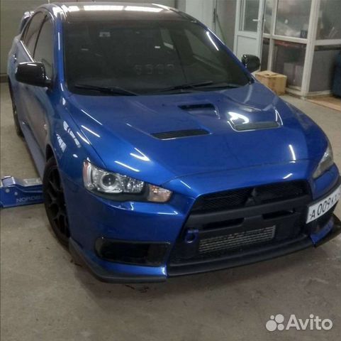 Mitsubishi lancer 10 evo. Обвес. Спойлер. карбон