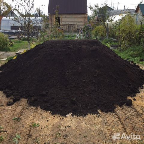Земля в мешках. Чернозем. Торф Навоз. Грунт