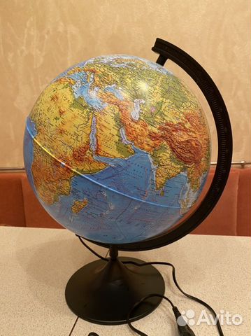 Новый глобус с подсветкой d 32 см