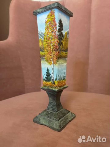 Подсвечник/ваза, гранит, ручная работа