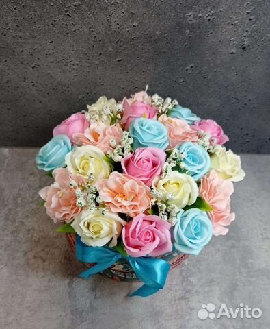 Букеты из пенных роз