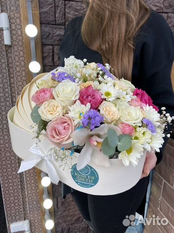 Люлька коляска с цветами