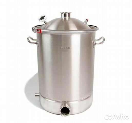 Перегонный куб 28 л с купольной крышкой кламп 1,5