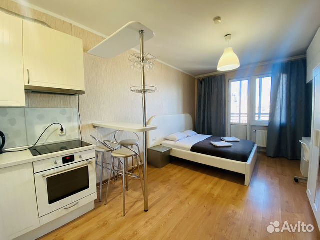 

Квартира-студия, 29 м², 1 кровать