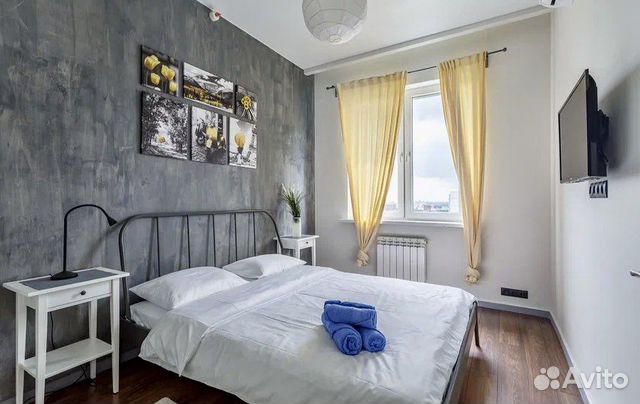 

1-к. квартира, 37 м², 2 кровати