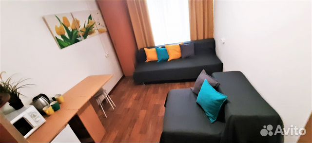 

Квартира-студия, 17 м², 2 кровати