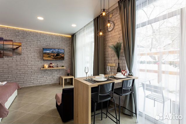 

Квартира-студия, 30 м², 2 кровати