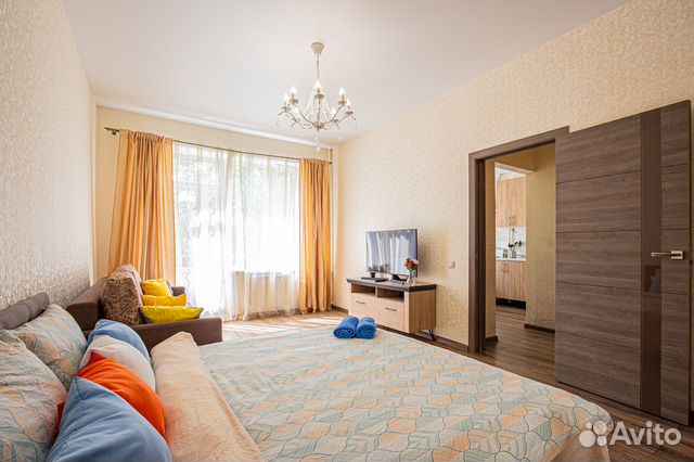 

1-к. квартира, 35 м², 2 кровати