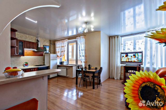 

1-к. квартира, 56 м², 2 кровати