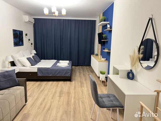 

1-к. квартира, 42 м², 2 кровати