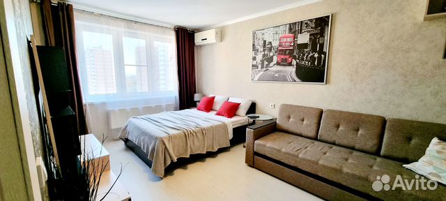 

1-к. квартира, 42 м², 2 кровати