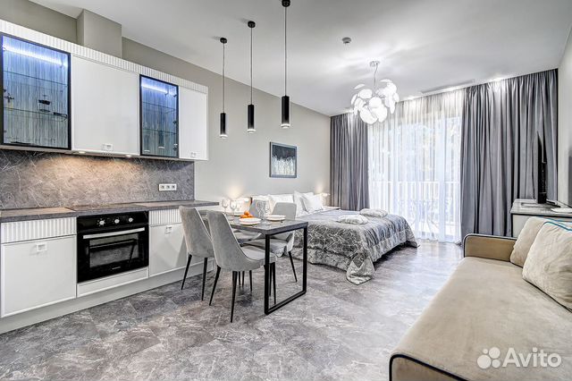 

Квартира-студия, 50 м², 2 кровати