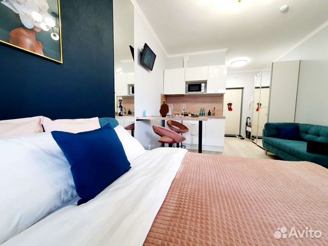 

Квартира-студия, 24 м², 3 кровати
