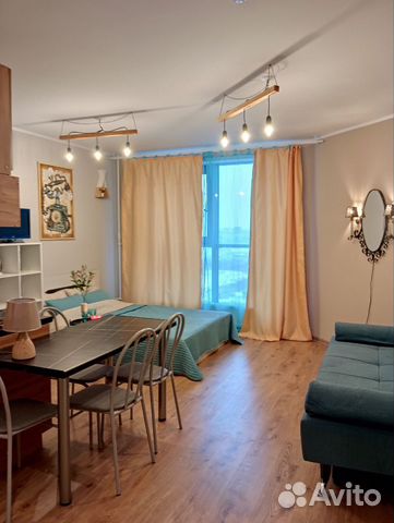 

Квартира-студия, 26,5 м², 2 кровати