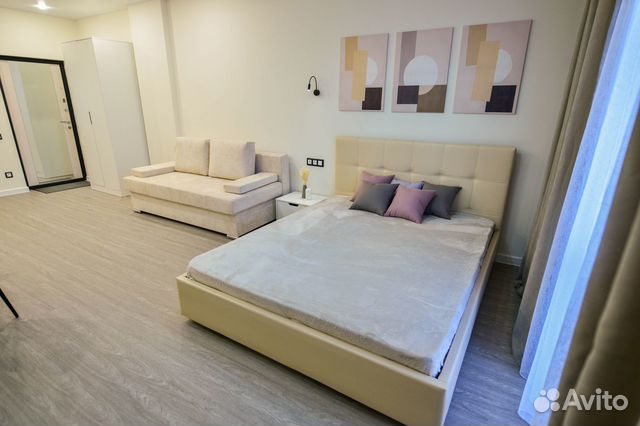 

Квартира-студия, 30 м², 2 кровати