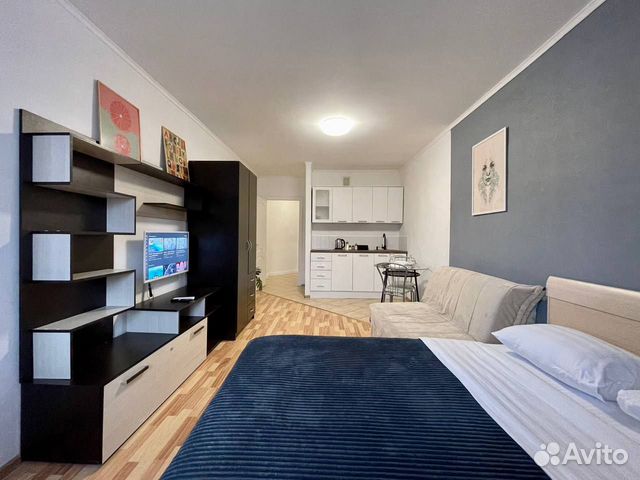 

Квартира-студия, 30 м², 2 кровати