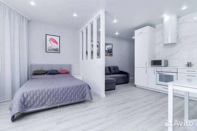 

Квартира-студия, 34 м², 2 кровати