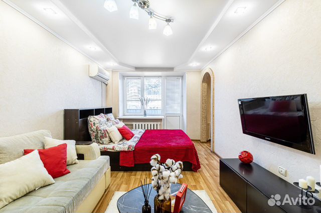 

1-к. квартира, 34 м², 2 кровати