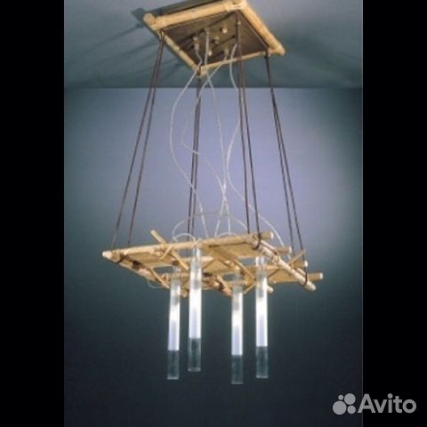 Новая Люстра La Lampada Bambu/4L Италия Новая Люстра La Lampada Bambu/4L Италия