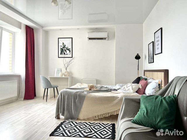 

1-к. квартира, 55 м², 3 кровати