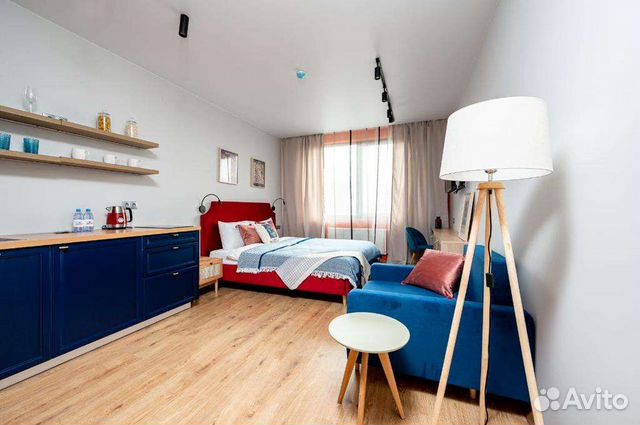 

Квартира-студия, 25 м², 2 кровати