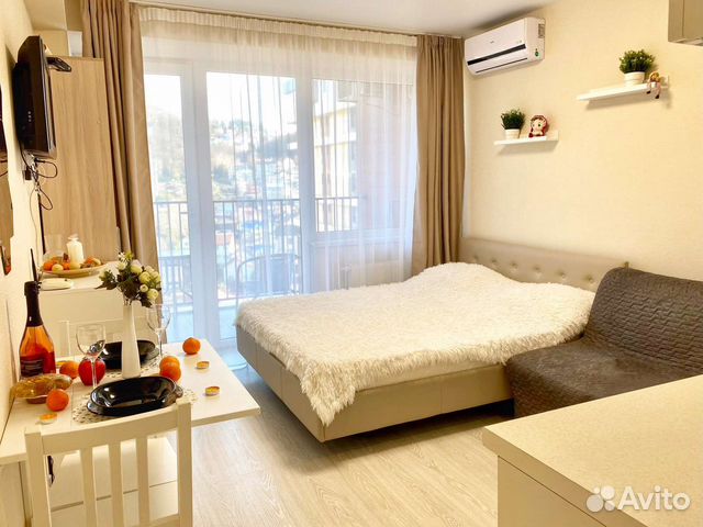 

Квартира-студия, 24 м², 2 кровати