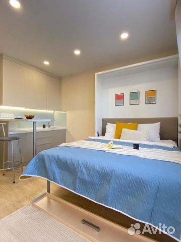 

Квартира-студия, 25 м², 2 кровати