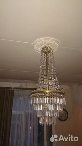 Хрустальная люстра 60-х годов