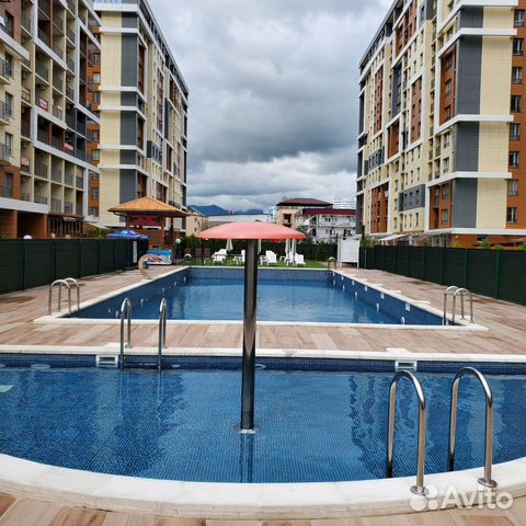 

Квартира-студия, 27 м², 2 кровати