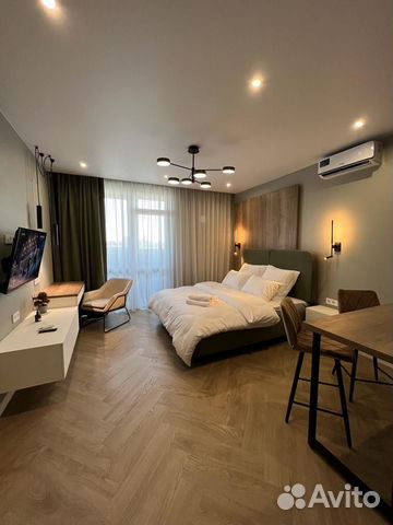 

Квартира-студия, 30 м², 1 кровать