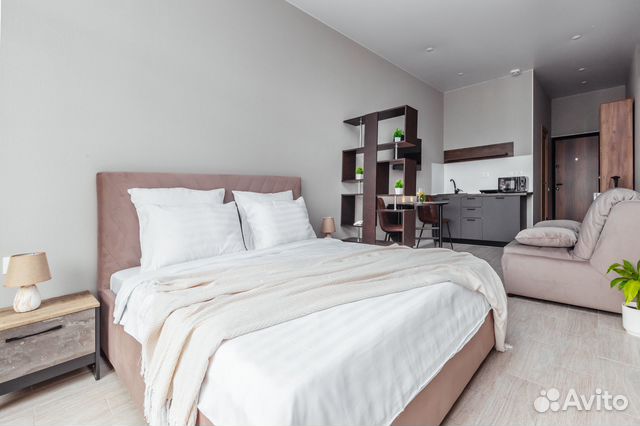 

Квартира-студия, 30 м², 2 кровати