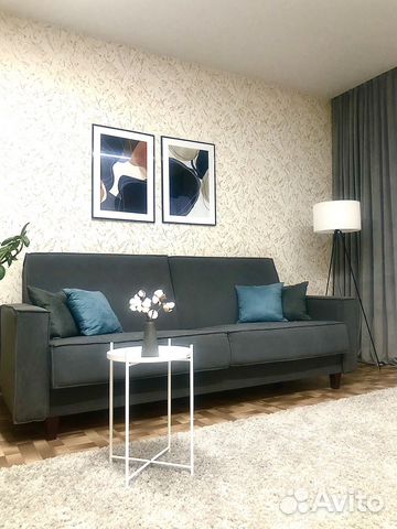 

1-к. квартира, 46 м², 3 кровати