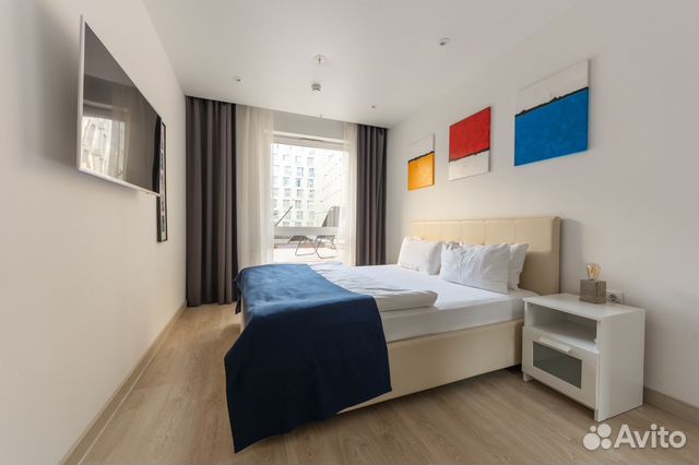

1-к. квартира, 40 м², 2 кровати