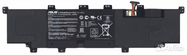Аккумулятор новый Asus C31-X402 Аккумулятор новый Asus C31-X402