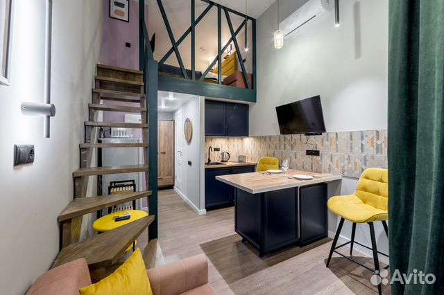 

Квартира-студия, 30 м², 2 кровати