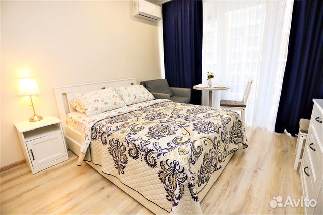

Квартира-студия, 24 м², 2 кровати