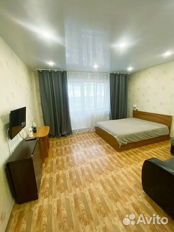 

1-к. квартира, 46 м², 2 кровати