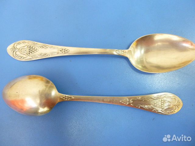 Серебряные Столовые ложки 875 пробы