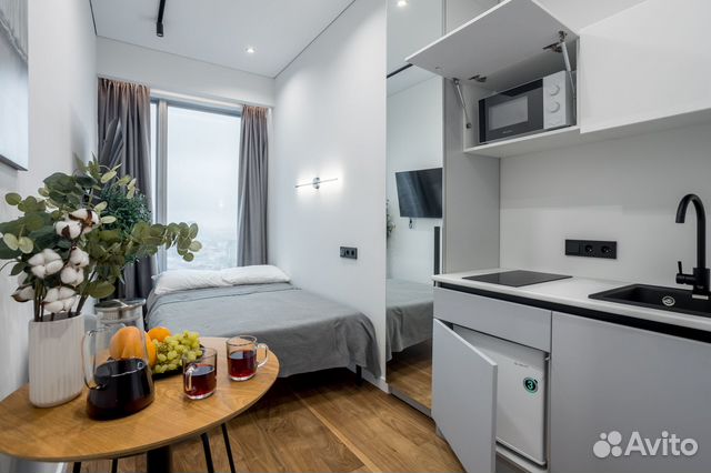 

Квартира-студия, 13,1 м², 1 кровать