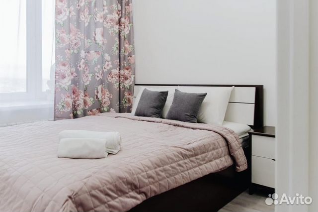 

1-к. квартира, 45 м², 2 кровати
