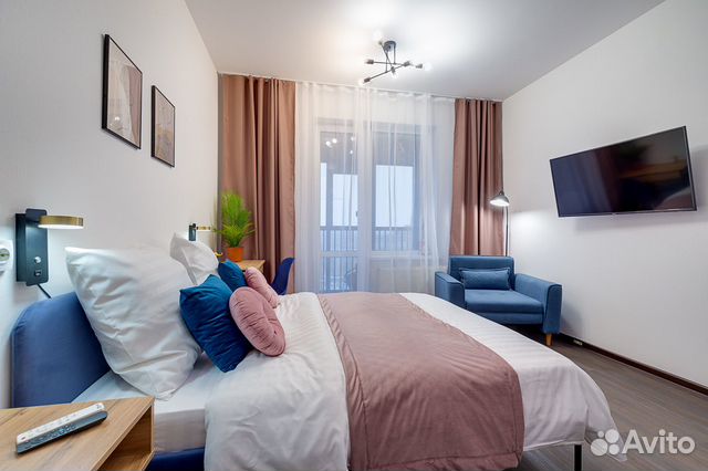 

Квартира-студия, 30 м², 2 кровати