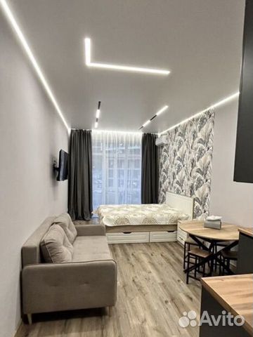 

Квартира-студия, 29 м², 2 кровати