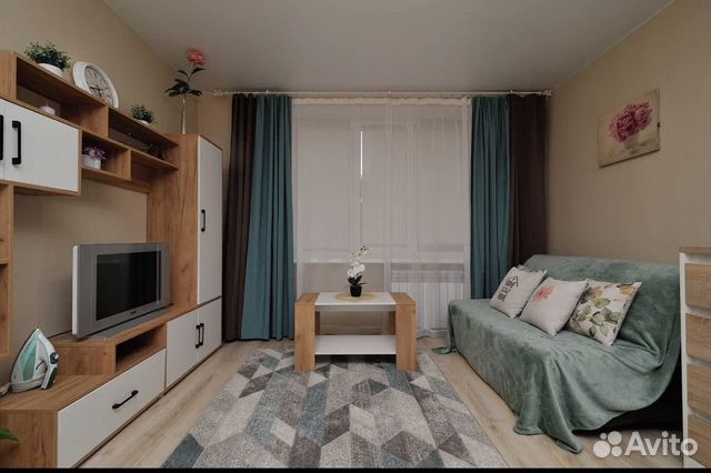 

1-к. квартира, 30 м², 2 кровати
