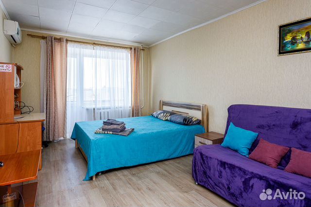 

1-к. квартира, 34 м², 2 кровати
