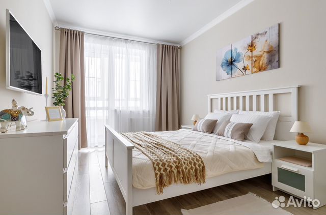 

1-к. квартира, 50 м², 2 кровати