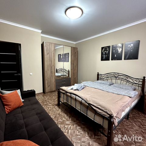 

1-к. квартира, 40 м², 2 кровати