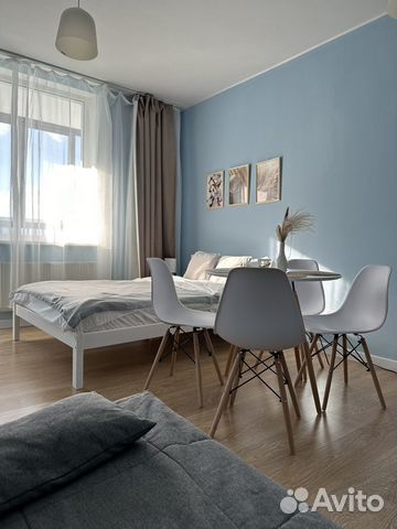 

Квартира-студия, 33 м², 2 кровати