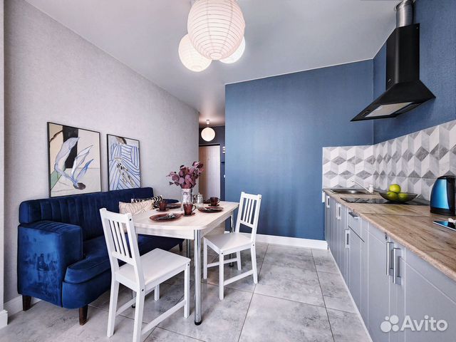 

1-к. квартира, 40 м², 2 кровати