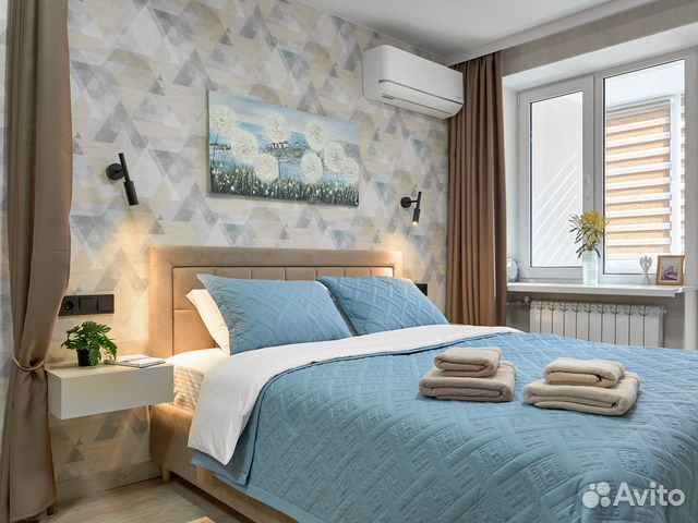 

1-к. квартира, 40 м², 2 кровати